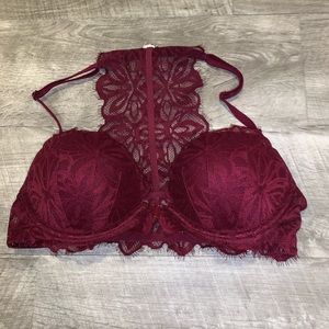 Racer Back Lace Push-Up Bra